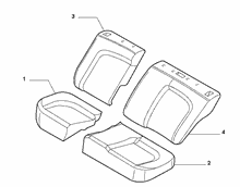70613-010 REAR SET PADDING