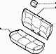 70615/00 REAR SEAT LINING