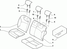 70615/04 REAR SEAT LINING