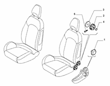 70601-030 FRONT SEAT ADJUSTMENT DEVICES