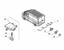 55501-060 CENTRALISED REAR PARKING SENSOR