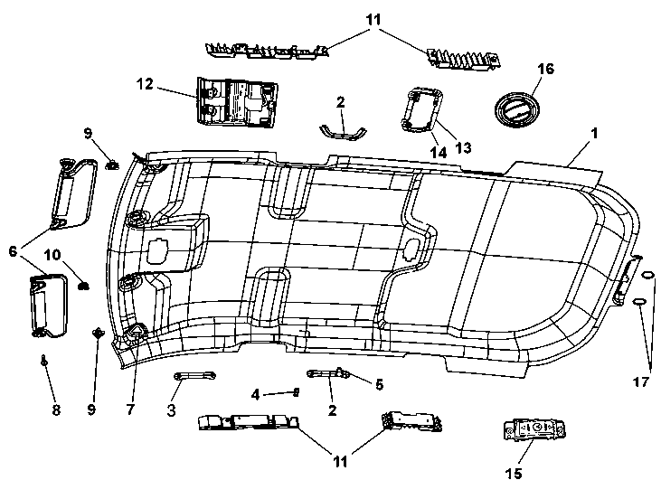 70523-010 INTERNAL ROOF LINING