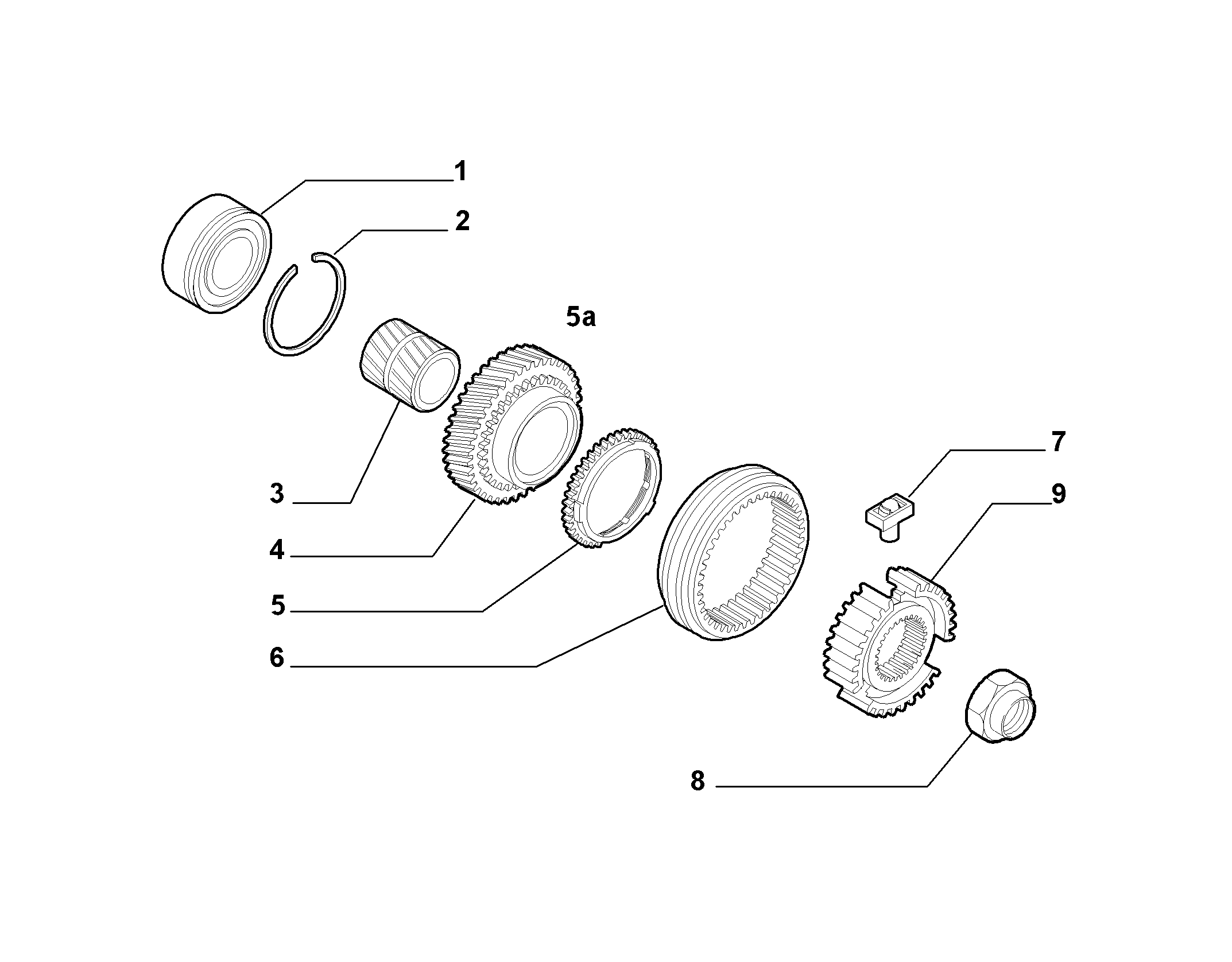 21215-020 GEAR CABLE