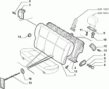 70613/00 REAR SEAT