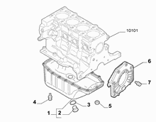 10102-010 OIL CAP AND FLOOR PANEL COVER