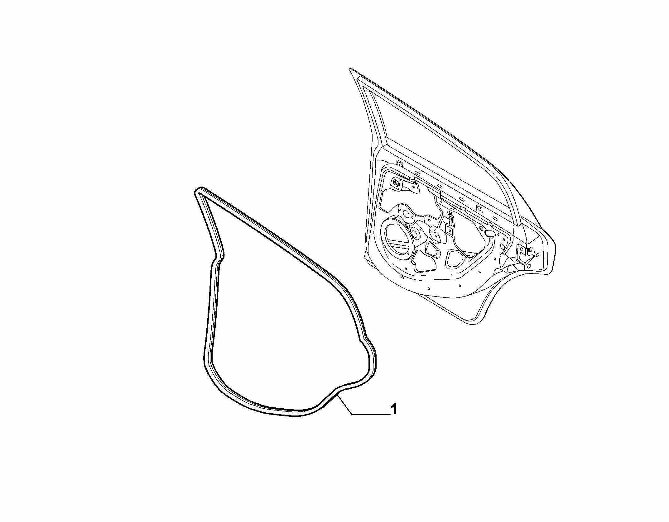 70136-080 REAR DOOR RING GASKET