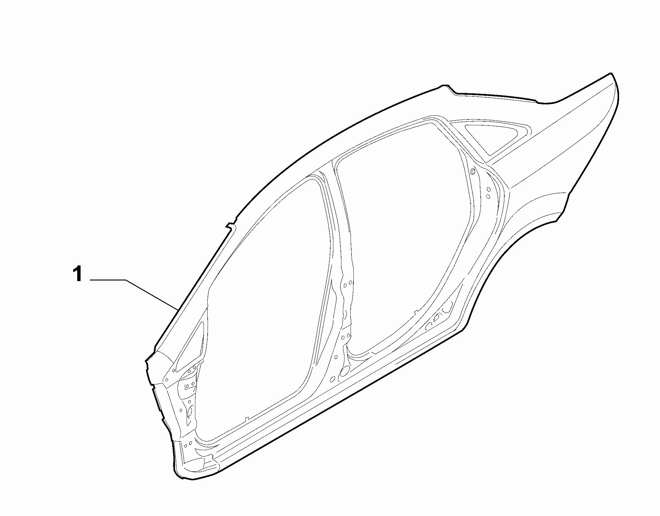 70019-010 EXTERNAL SIDE FRAME