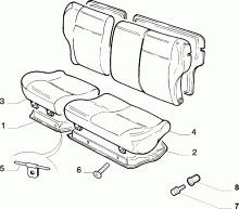 70613/02 REAR SEAT