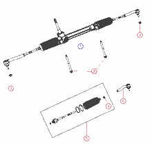 41201-030 STEERING BOX