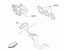18101-020 CLUTCH DRIVE RELEASE SWITCH