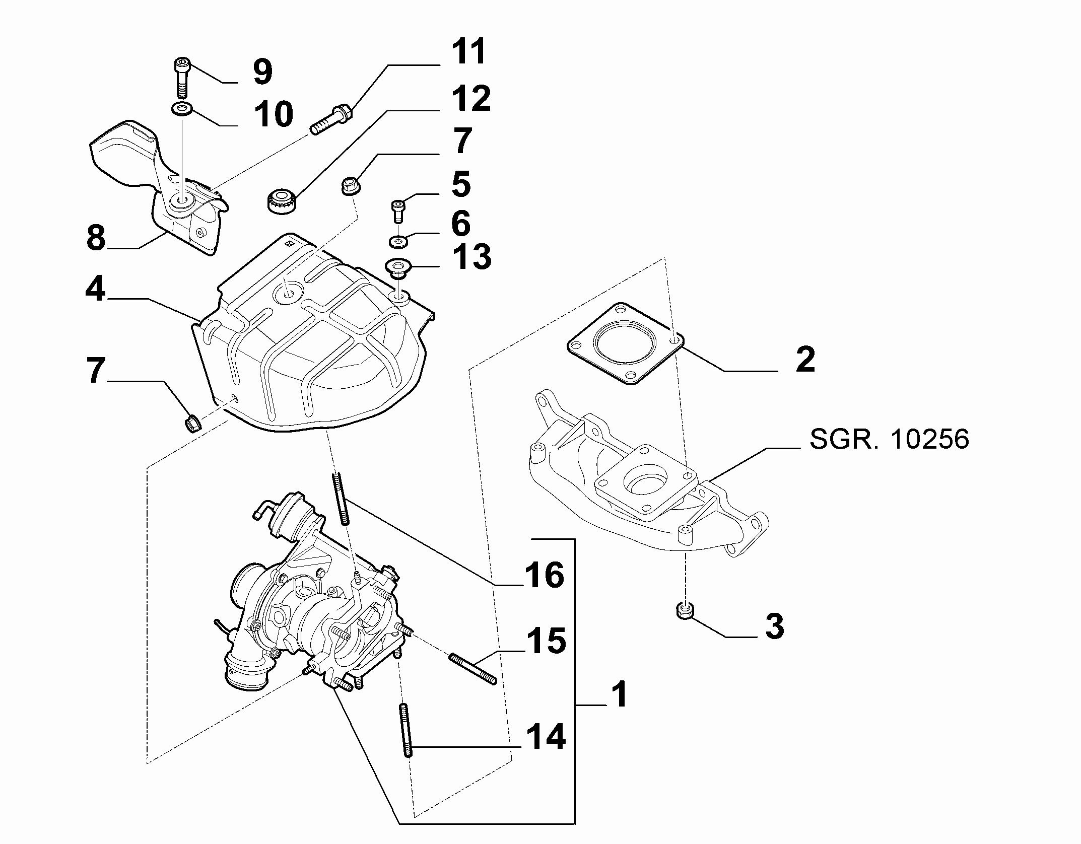 10252-010 TURBOCOMPRESSOR AND PRECATALYSER