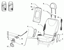70613/01 REAR SEAT