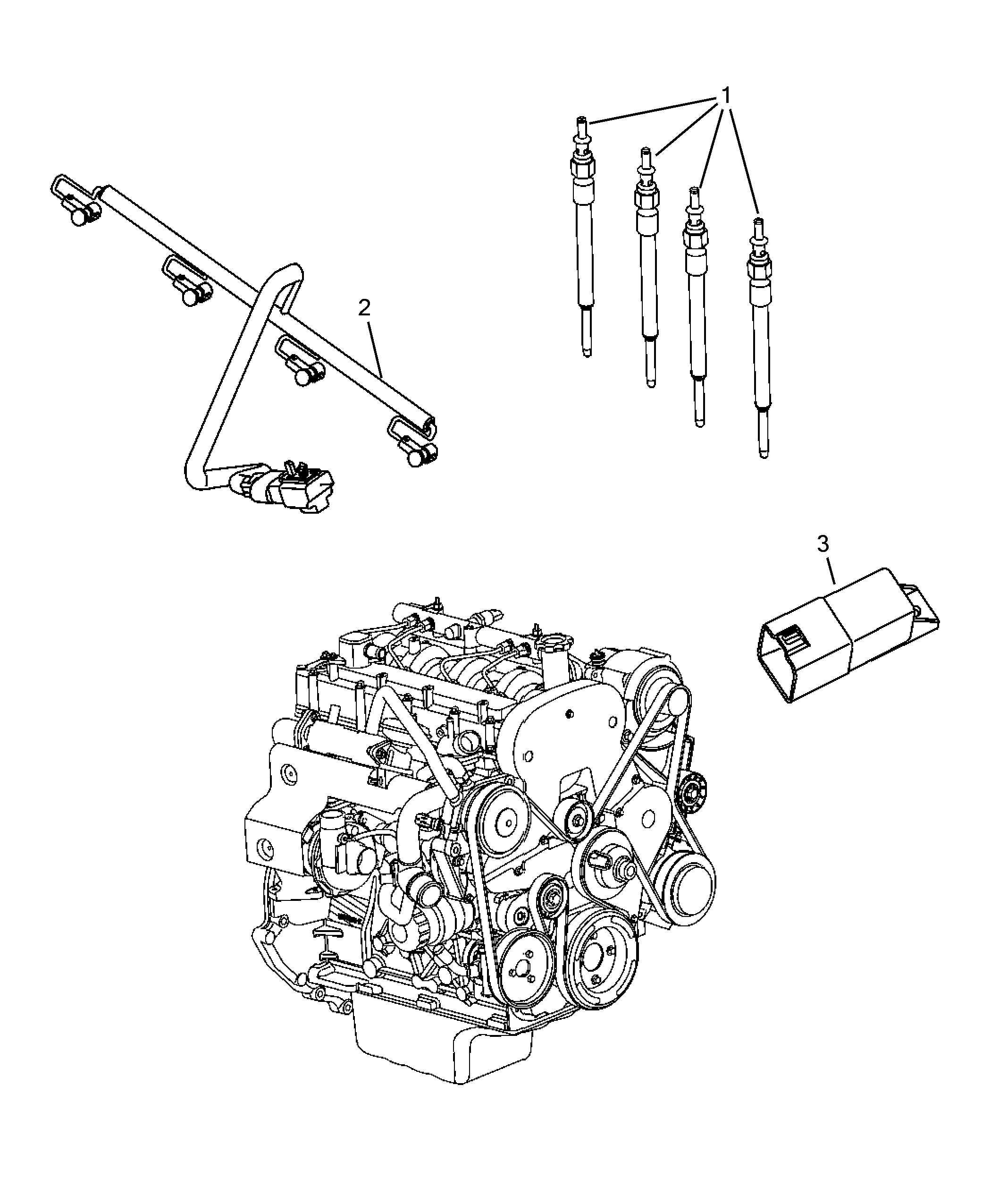 55101-010 GLOW PLUGS