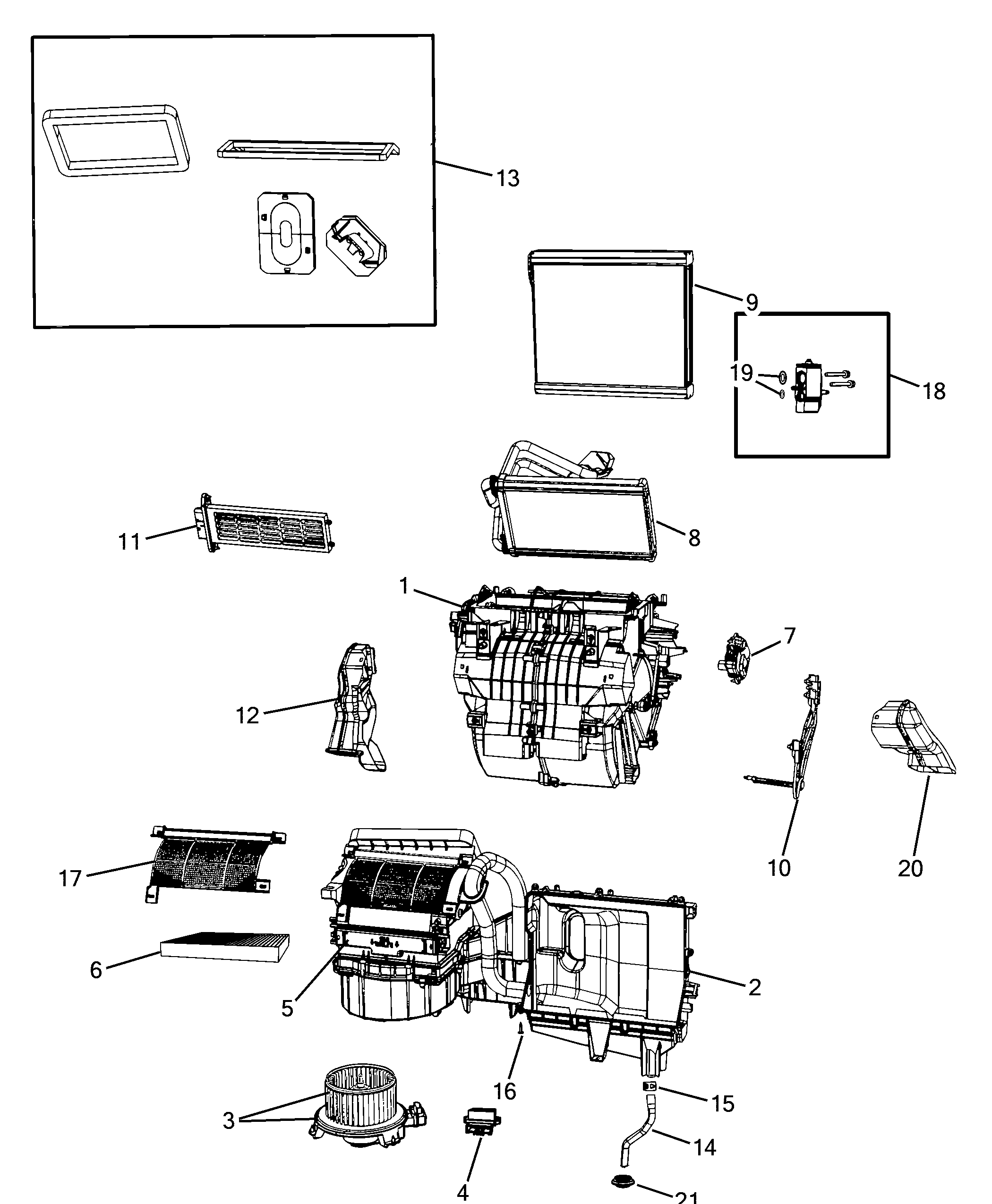 50101-010 HEATER/AIR CON