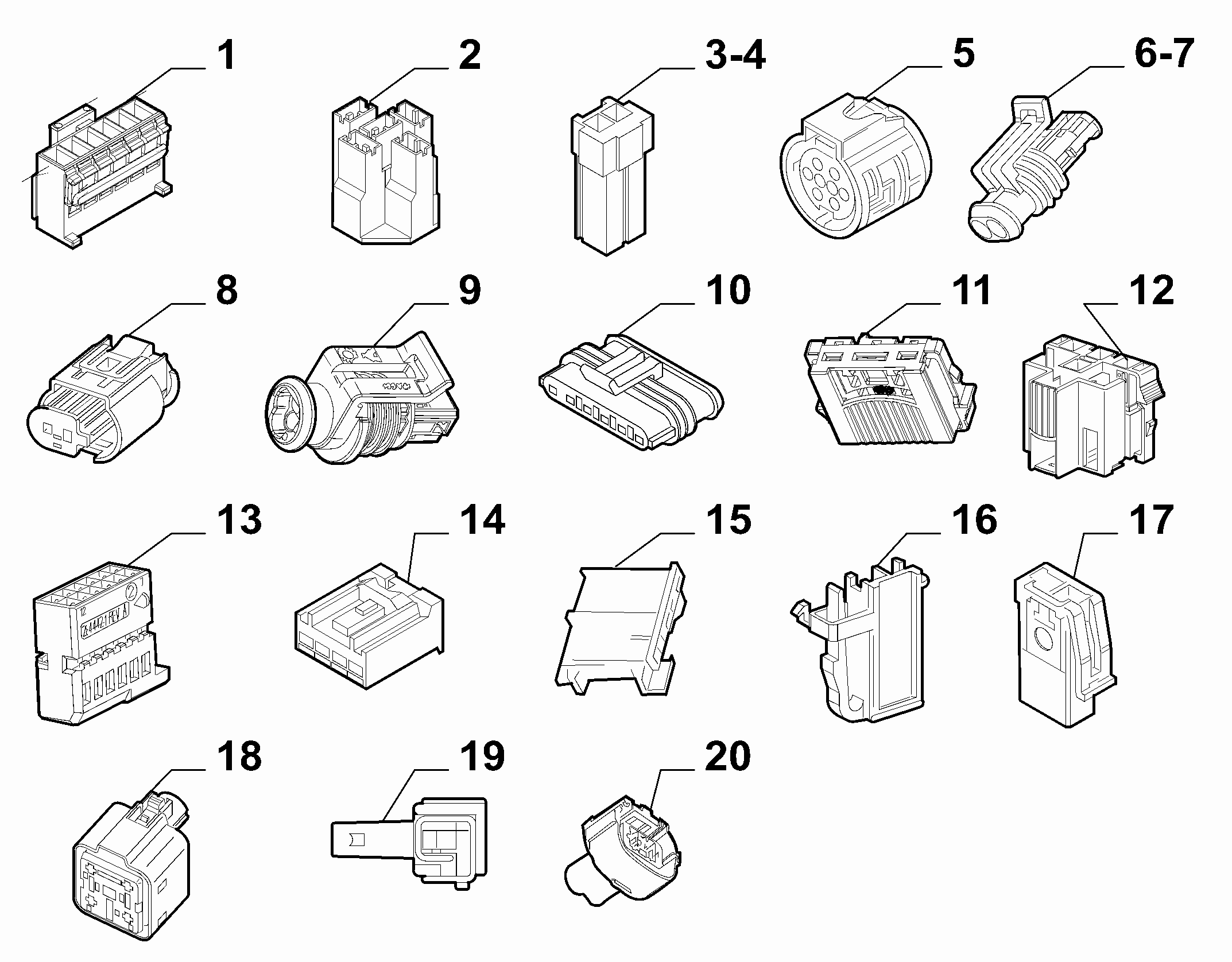 55528/00 CABLE ASSEMBLY CONNECTORS
