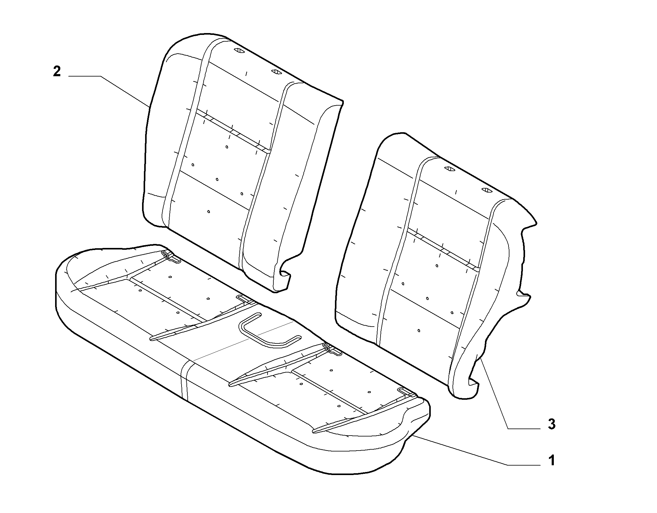 70613-010 REAR SET PADDING