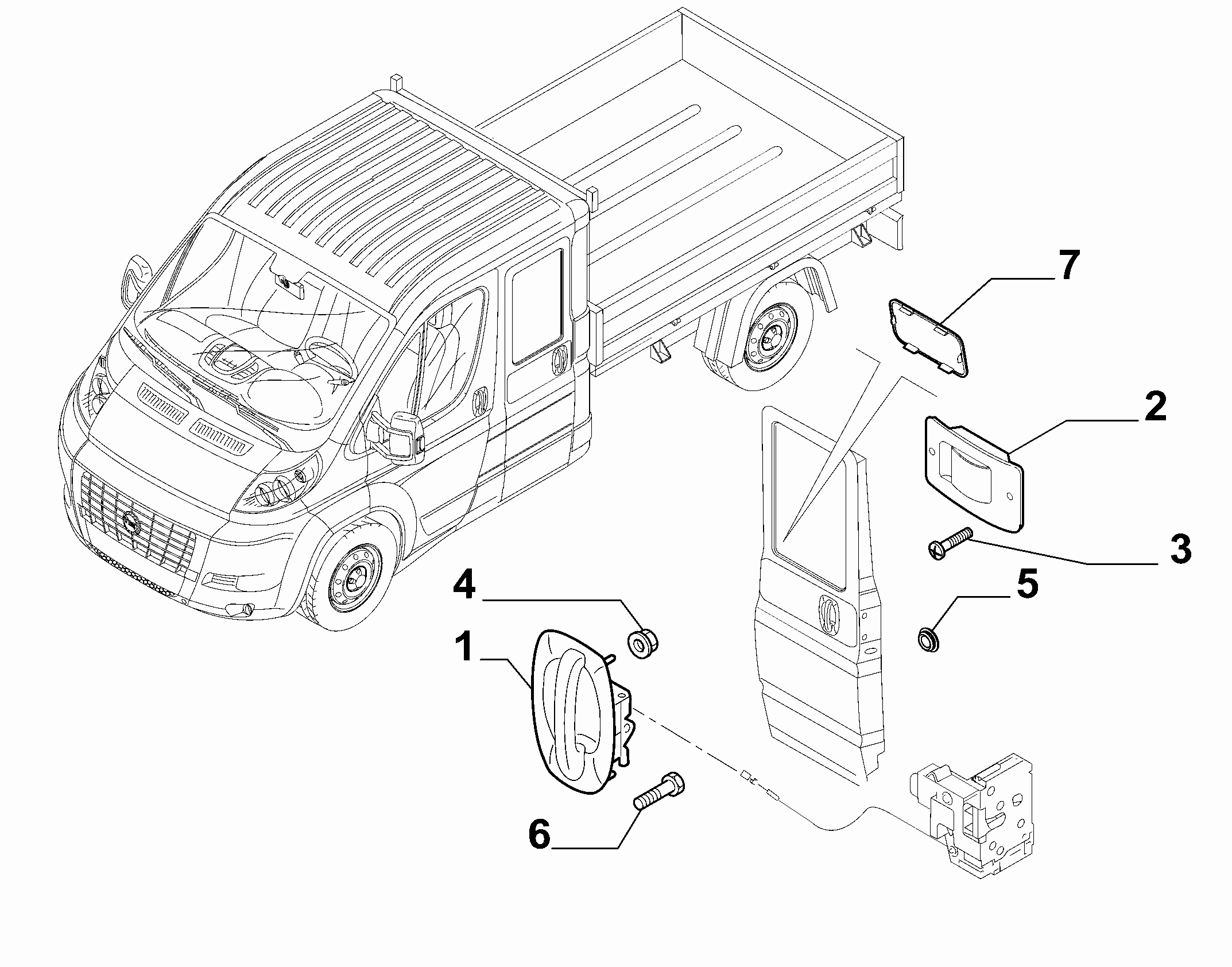 70136-060 FRONT DOOR HANDLE