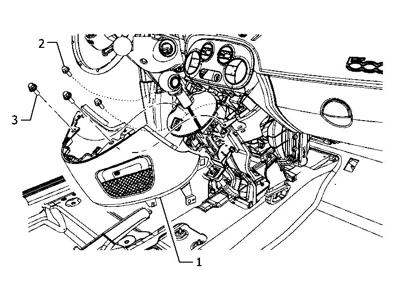 70504-010 SHAFT TUNNEL CONSOLE
