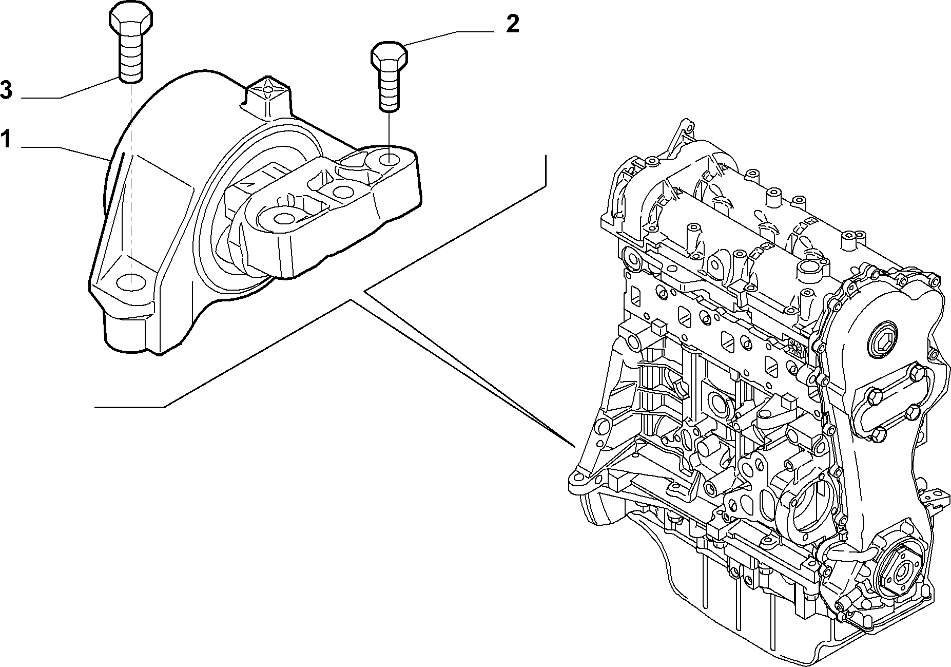 10002-010 ENGINE INLET SCREW ANCHOR AND TENSION ROD SUSPENSION