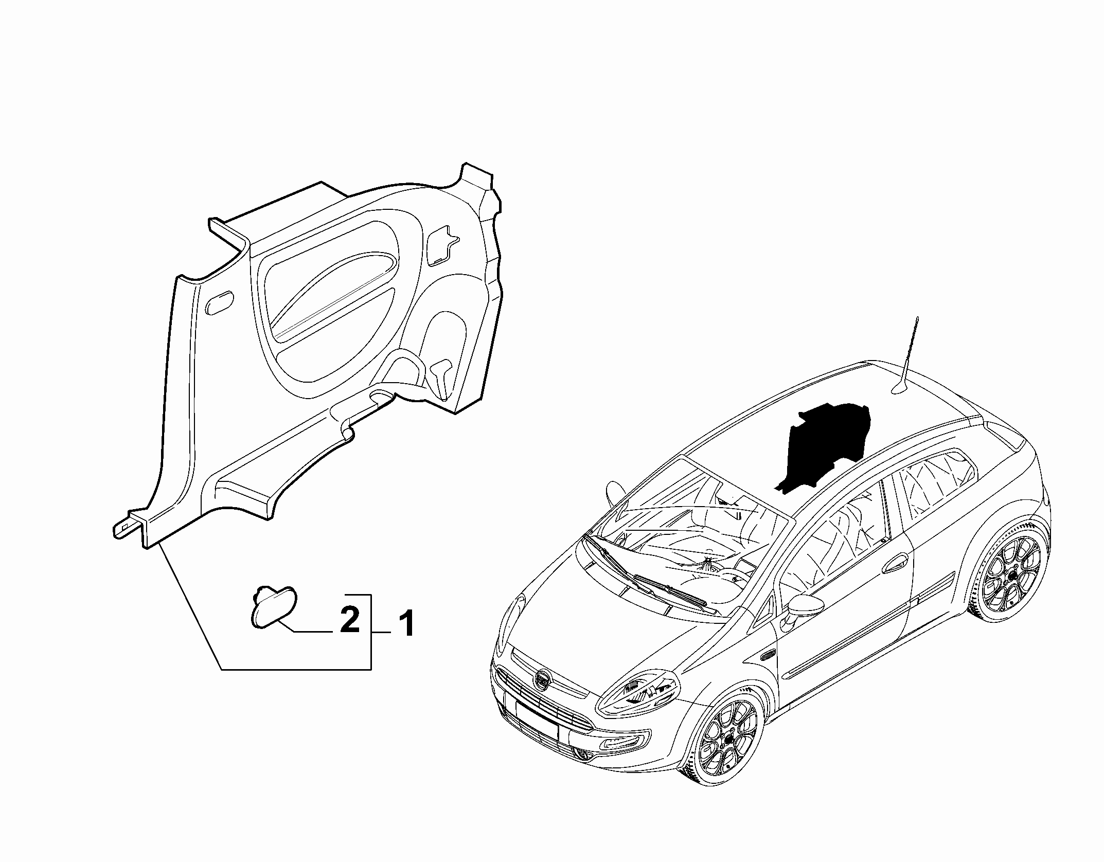 70524-010 REAR SIDE COVERING