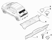 70526-020 REAR TRUNK INTERNAL LINING