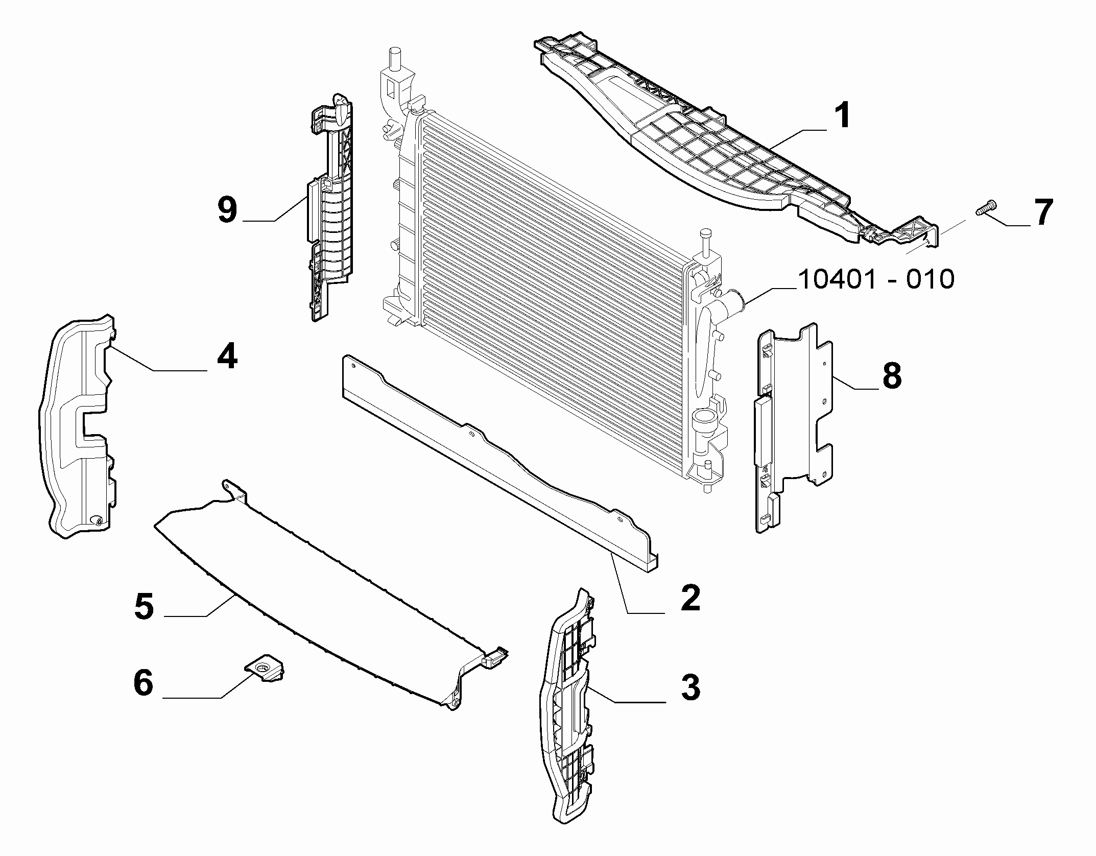 10401-010 RADIATOR
