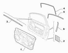 70129-070 FRONT DOOR TRIM