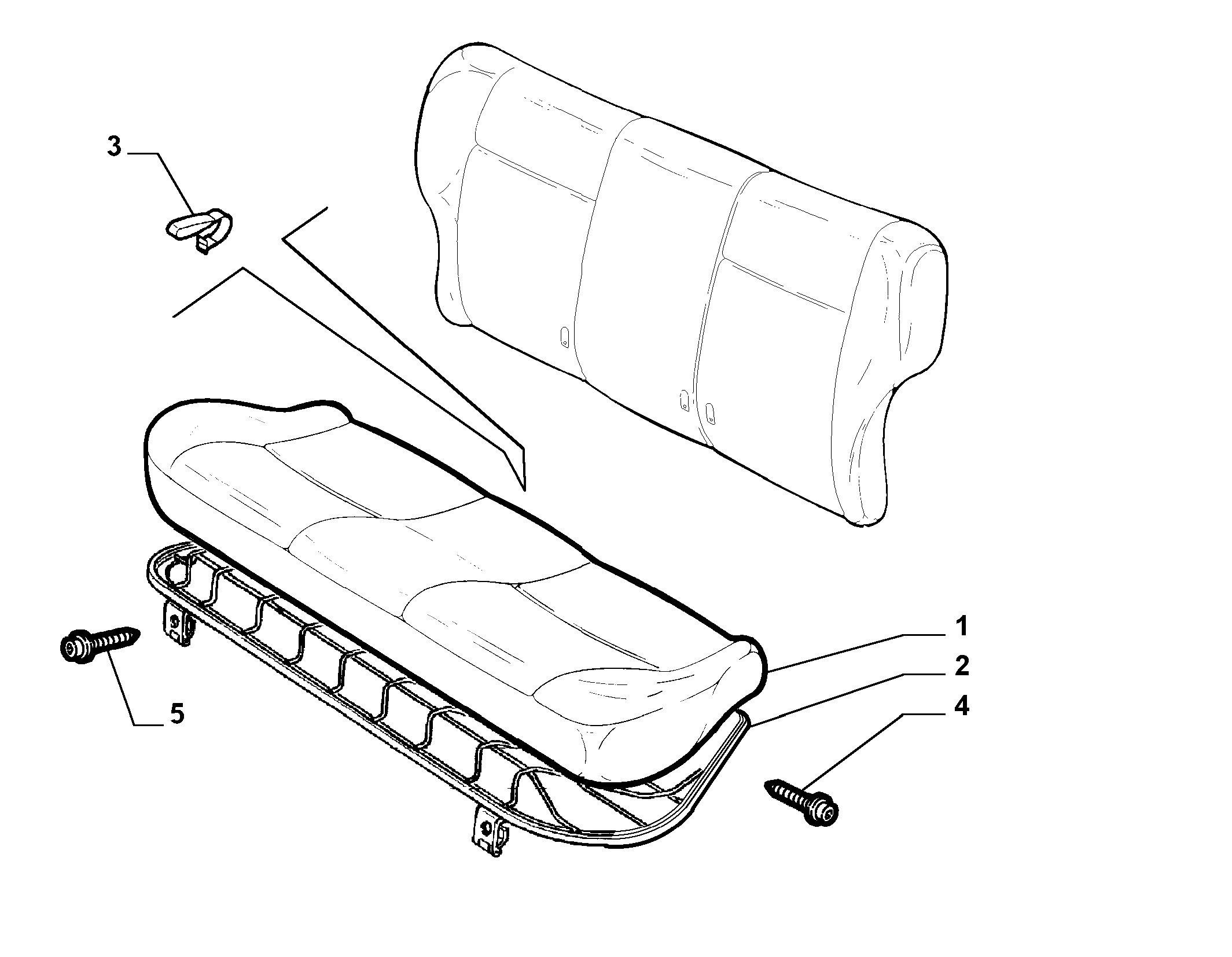 70613/15 REAR SEAT