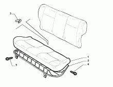 70613/15 REAR SEAT