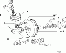 7756464 УСИЛИТЕЛЬ ТОРМОЗА
