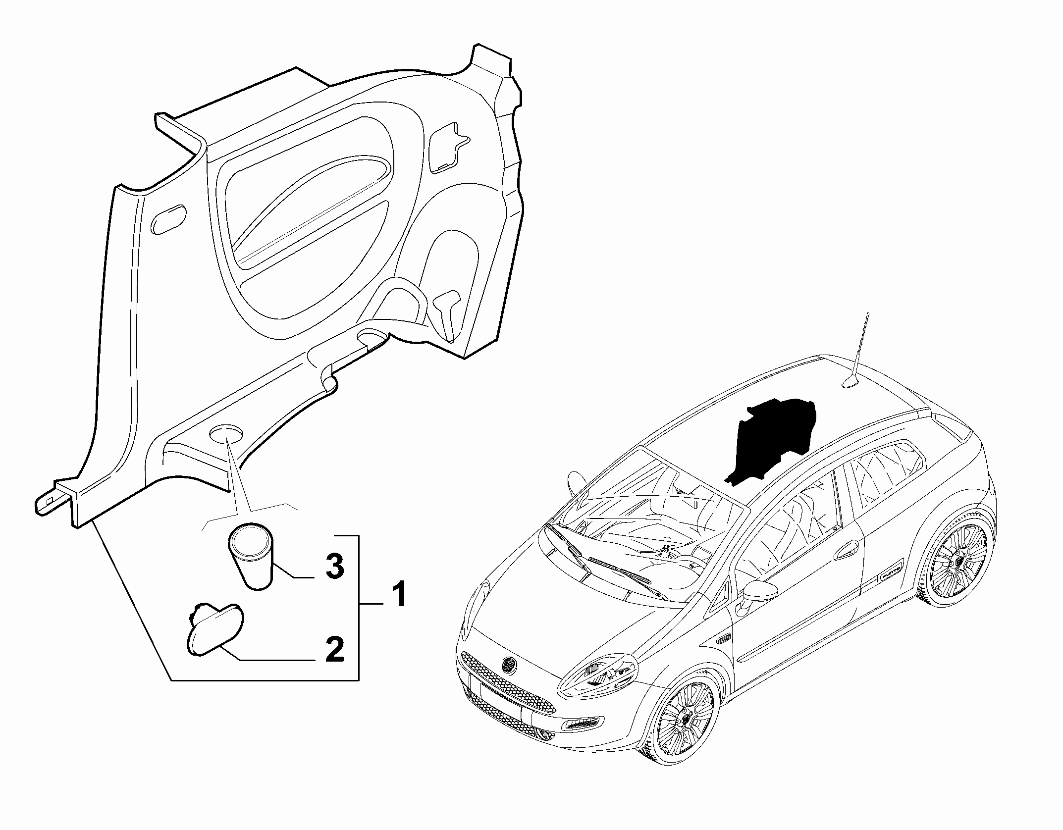 70524-010 REAR SIDE COVERING