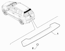 70732-010 REAR DOOR SPOILER