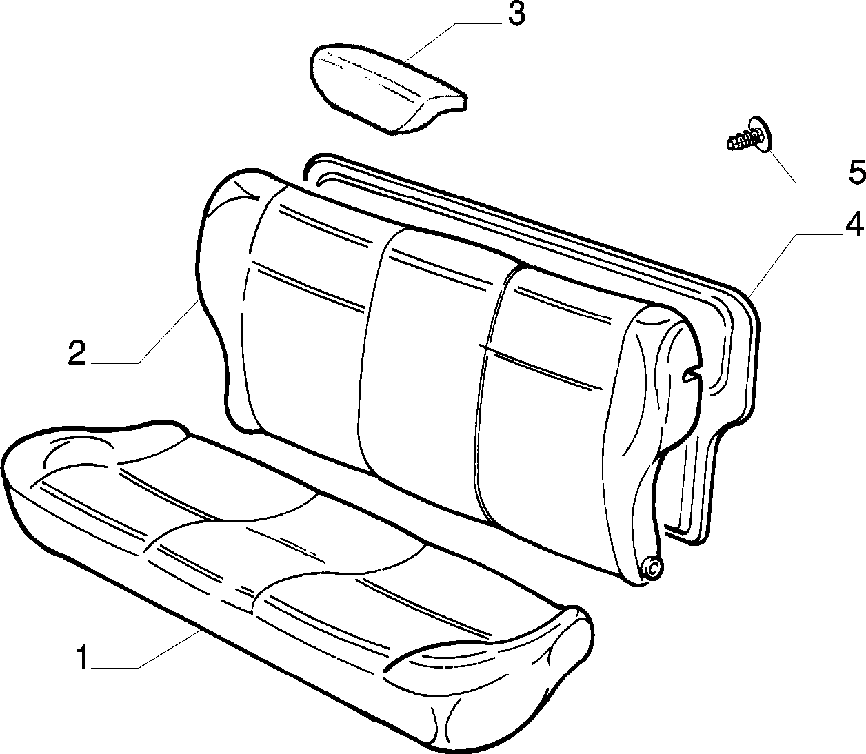 70615/00 REAR SEAT LINING 