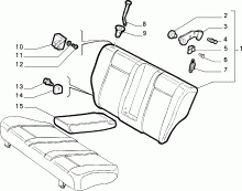 70613/00 REAR SEAT 