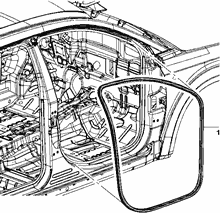 70525-040 DOOR COMPARTMENT GASKETS