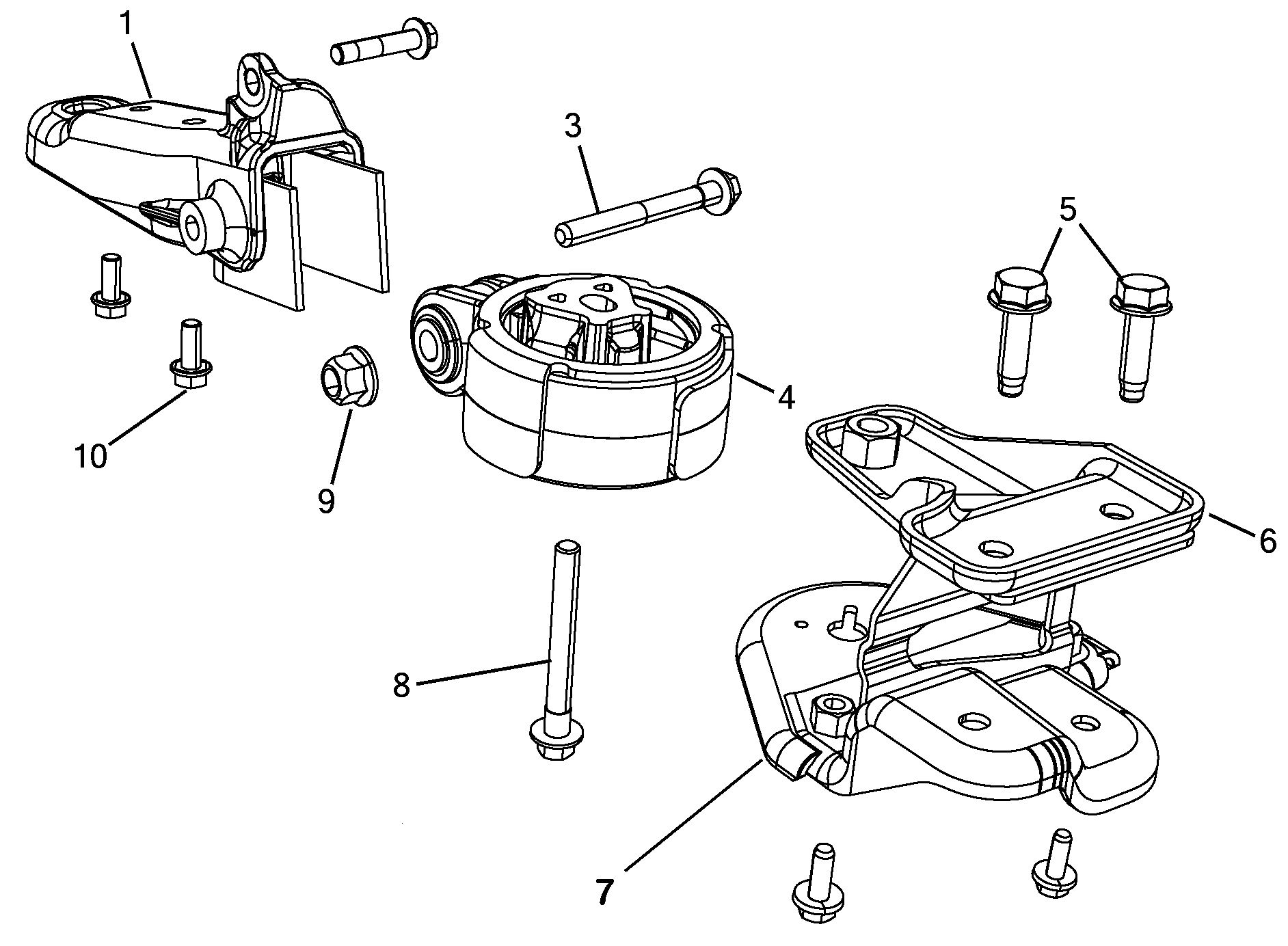 10003-010 ENGINE  SUPPORT