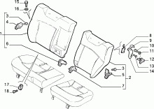 70613/03 REAR SEAT