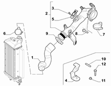 10247-020 COOLER PIPING SUCTION DUCT