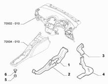50101-070 REAR AIR DUCT