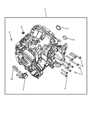 21201-030 AUTOMATIC TRANSMISSION CASE AND COVERS