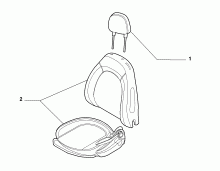 70601-010 FRONT SEAT PADDING