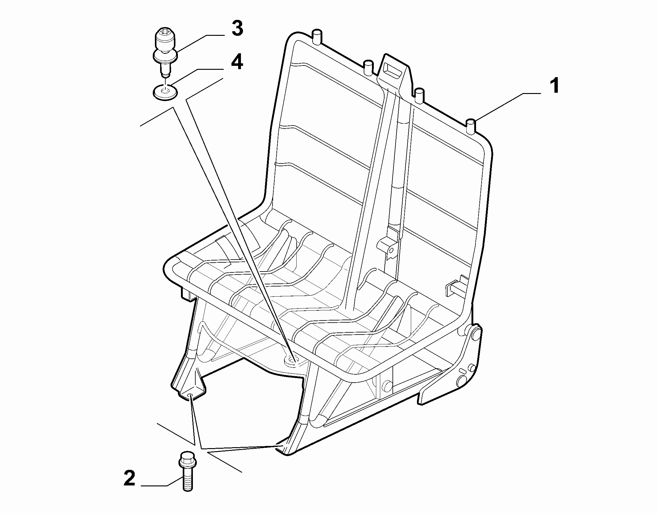 70601-022 PASSENGER SEAT FRAMES