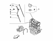 10301-060 DIP STICK, CAP, TRANSMITTER AND PRESSURE ROD