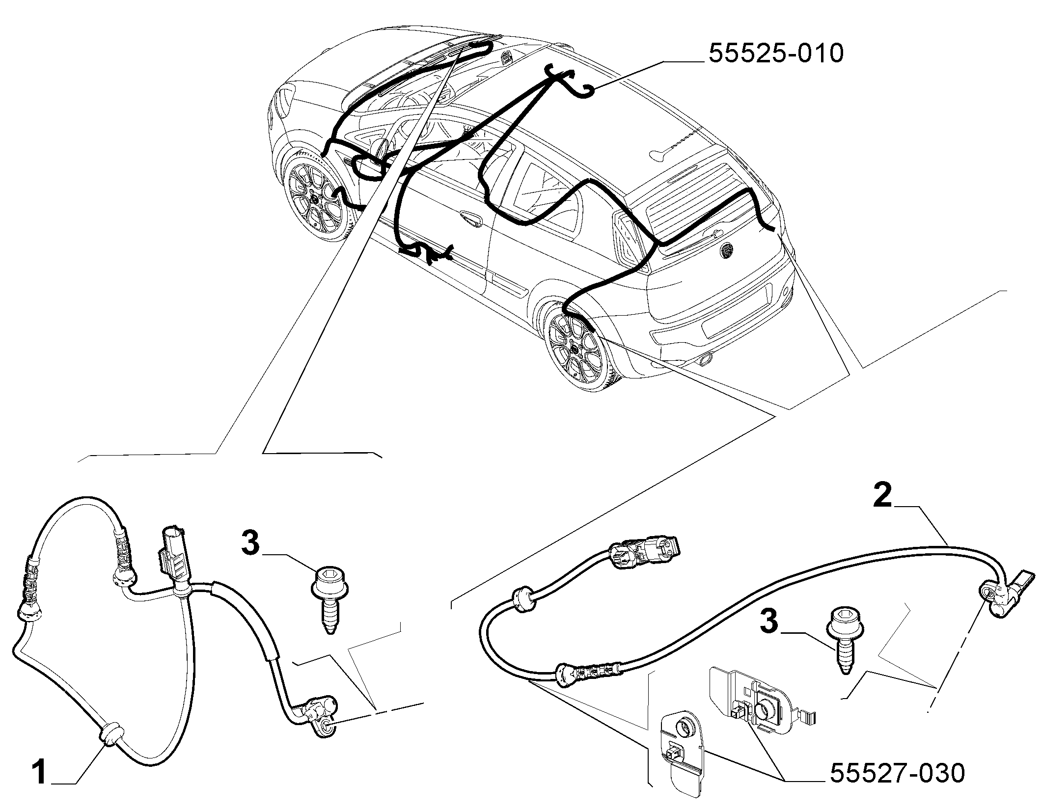 33102-070 ABS SENSOR