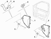 70129-040 FRONT ELECTRIC WINDOW 