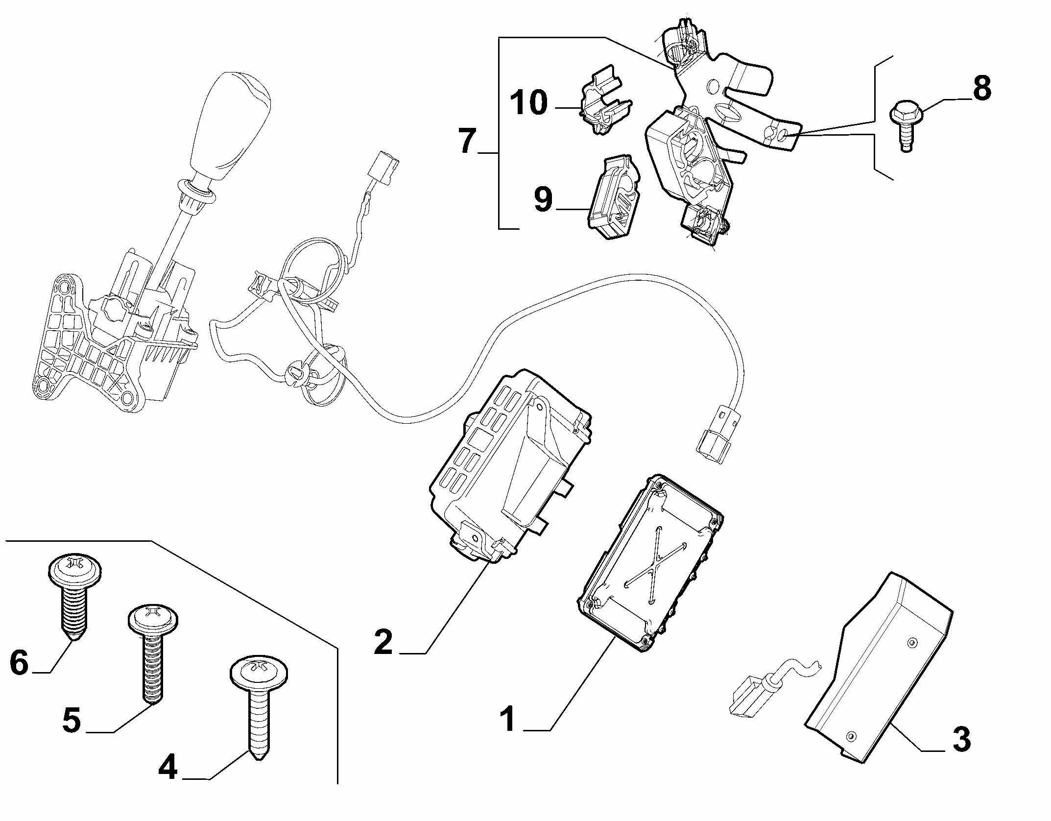 21221-030 GEAR STICK CASE