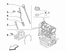 10301-060 DIP STICK, CAP, TRANSMITTER AND PRESSURE ROD
