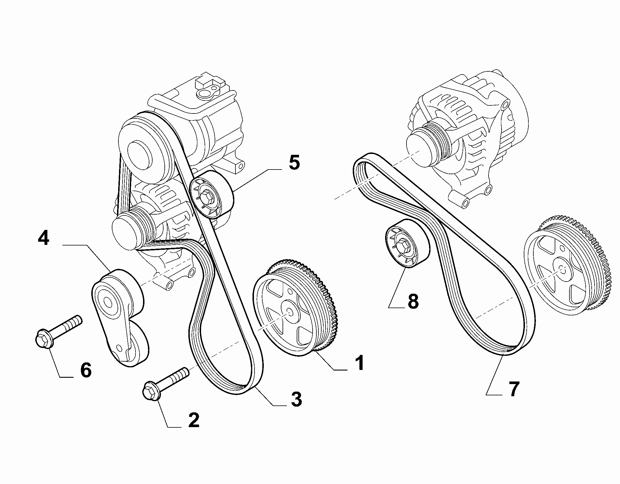 10115-010 BELTS AND PULLEYS