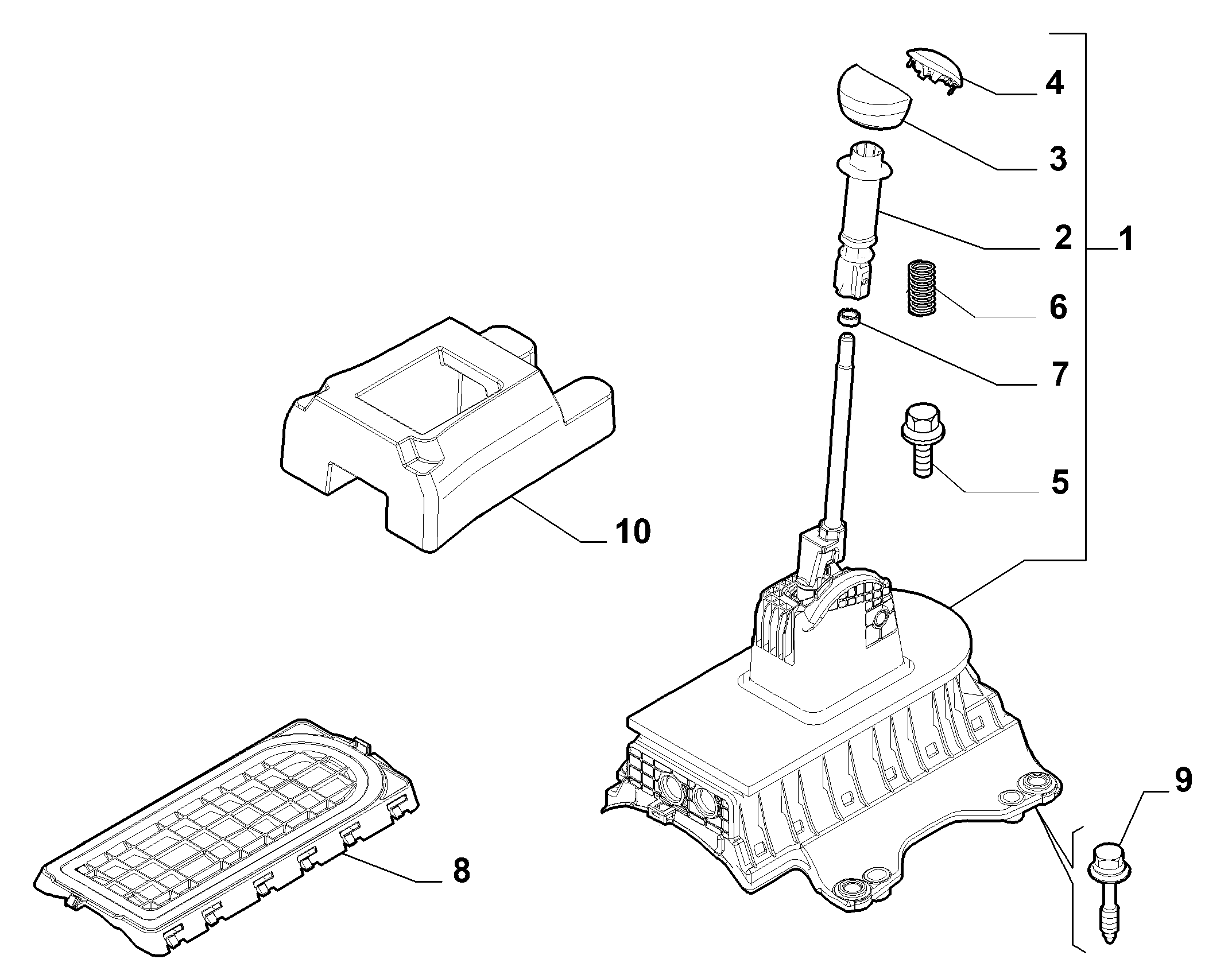 21221-010 GEAR STICK