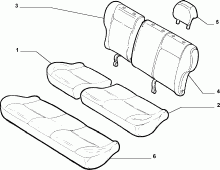 70615/06 REAR SEAT LINING
